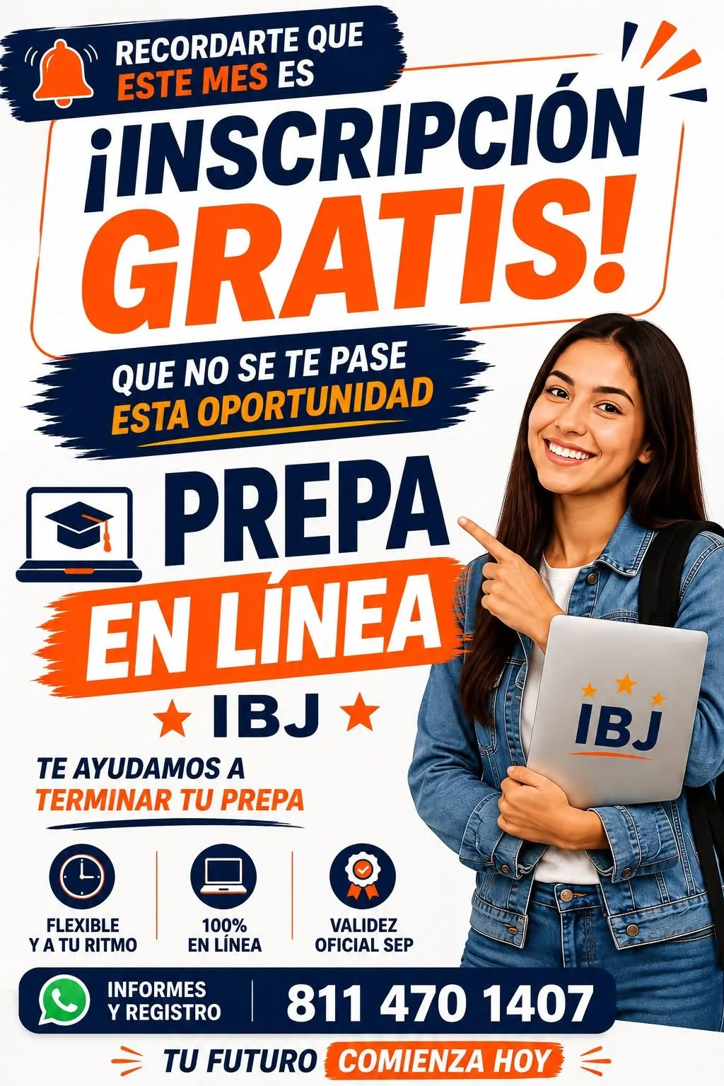 Promoción prepa en línea IBJ